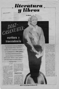 Díaz-Casanueva, escritura y trascendencia