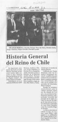 Historia General del Reino de Chile