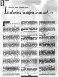 La obsesión científica de los archivos