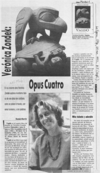 Verónica Zondek, Opus cuatro