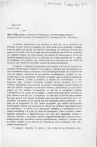 Manual de introducción a la antropología  [artículo] Amílcar Forno Sparosvich.