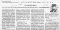 Poesía del norte  [artículo] Marino Muñoz Lagos.