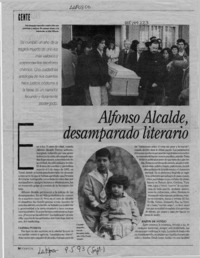 Alfonso Alcalde, desamparado literario