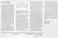 Autor postergado  [artículo] Ramón Griffero.