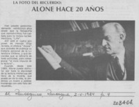 Alone hace 20 años