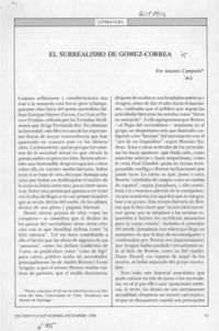 El surrealismo de Gómez-Correa  [artículo] Antonio Campaña.