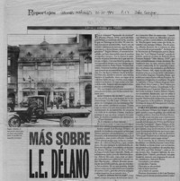 Más sobre L. E. Délano  [artículo] Filebo.