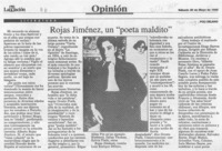 Rojas Jiménez, un "poeta maldito"