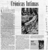 Crónicas íntimas  [artículo] Rodrigo Cánovas