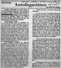 Antofagastinos  [artículo] Martín Cerda.