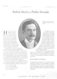 Rubén Darío y Pablo Neruda