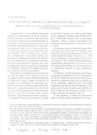 Poetas de la tierra, ciudadanos de la página