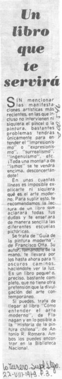 Un Libro que te servirá.