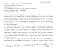Estilo y paleografía de los documentos chilenos (siglos XVI y XVII)