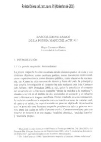 Rasgos identitarios de la poesía mapuche actual