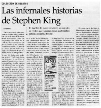 Las infernales historias de Stephen King