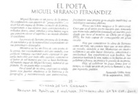 El poeta Miguel Serrano Fernández