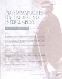 Poesía mapuche: un discurso no interrumpido