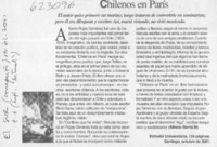 Chilenos en París