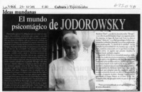 El mundo psicomágico de Jodorowsky