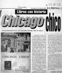 Chicago chico  [artículo] Ricardo Latcham