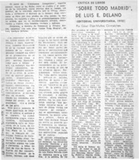 Sobre todo Madrid de Luis E. Délano  [artículo] César Díaz-Muñoz Cormatches.