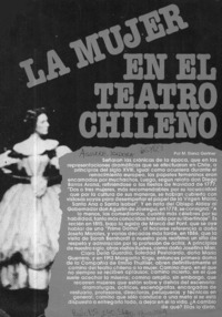 La mujer en el teatro chileno