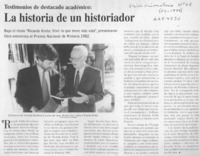 La Hisotria de un historiador  [artículo].