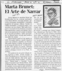 Marta Brunet, el arte de narrar