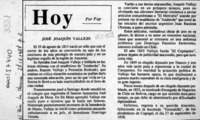 José Joaquín Vallejo  [artículo] Fap.