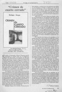 "Crimen de cuarto cerrado"