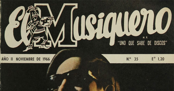Portada de El Musiquero: número 35, noviembre de 1966