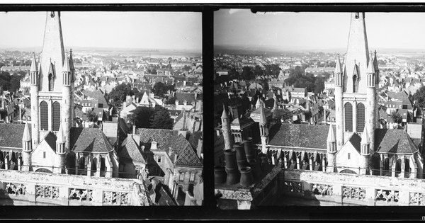 Vista de la Iglesia de Notre Dame, Dijon, 1908
