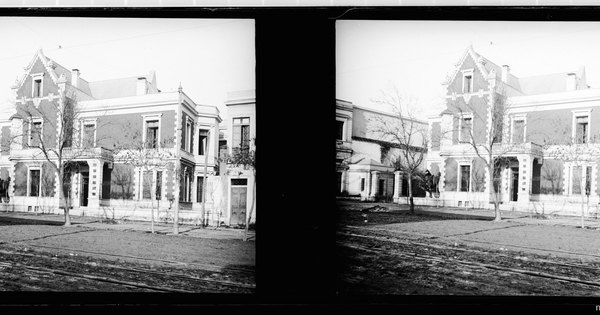 Casa de la Sra. Morla, Alameda, Santiago, 1906