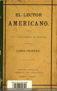 Portada de El lector americano : nuevo curso gradual de lecturas, 1881