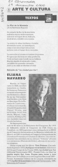 Eliana Navarro  [artículo]