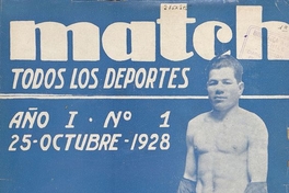 Match: año 1, número 1, 25 de octubre de 1928