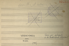 Variaciones para piano