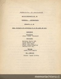 Memoria y balance que el directorio de Editorial universitaria presenta a la junta ordinaria de accionistas el 30 de abril de 1947