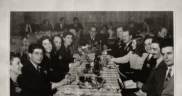 Inauguración del taller de imprenta de Editorial Universitaria. Agosto 1948