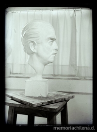 Escultura de Claudio Arrau, hacia 1940