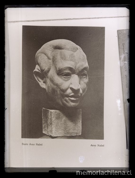 Detalle de busto de Arno Nadel, 1924