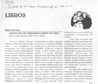 Antología del verdadero cuento en Chile