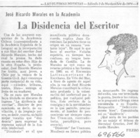 La Desidencia del escritor