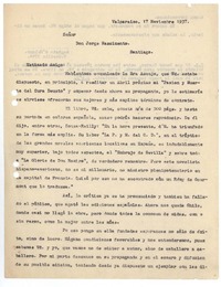 [Carta] 1937 noviembre 17, Valparaíso, Chile [a] Carlos George-Nascimento