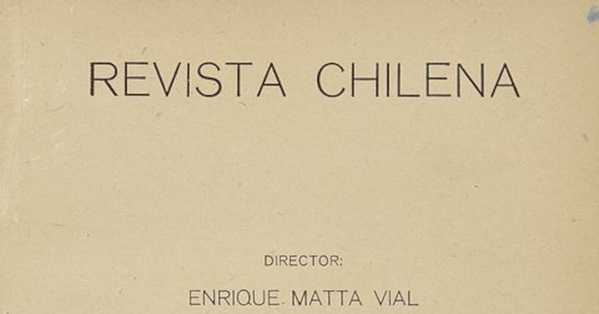 Revista Chilena. Año 1: número 7, octubre de 1917