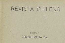 Revista chilena: tomo VIII, número 24, 1919