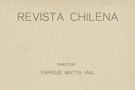 Revista Chilena. Año 3, número 30, abril de 1920