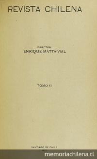 Revista chilena: tomo XI, número 39, 1920