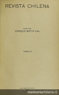 Revista chilena: tomo XI, número 40, 1920